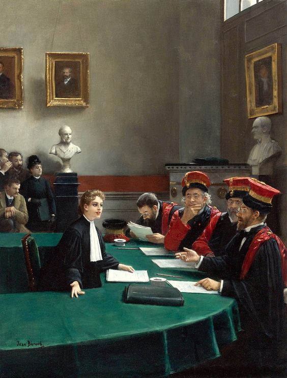 Jean Béraud , French 1849-1936 The Doctoral Jury oil on canvas 1c5fff1770c15c0430e1381906da844a.jpg